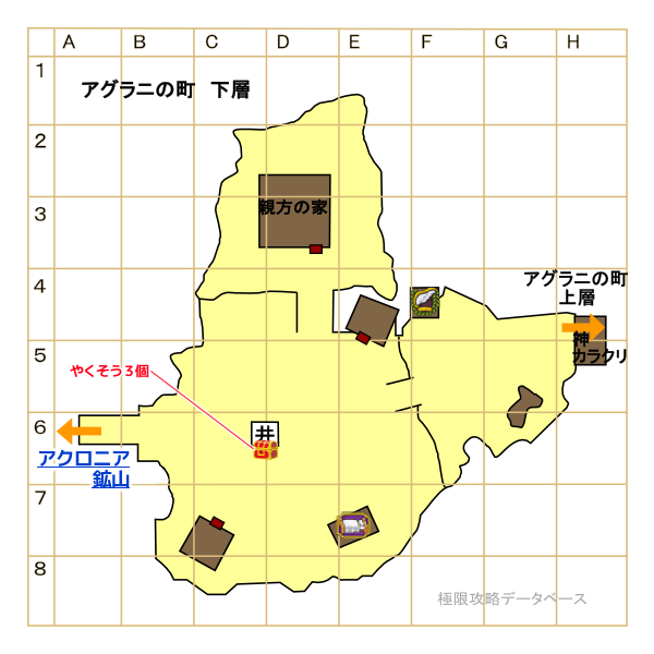 アグラニの町マップ2