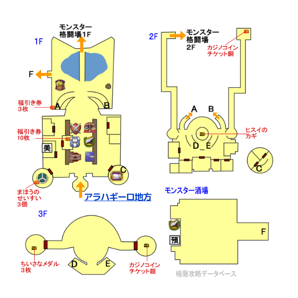 真のアラハギ―ロ王国マップ