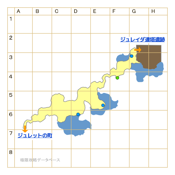 ジュレ―島下層2マップ