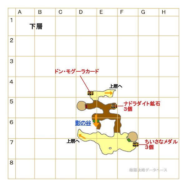 カーラモーラ村下層マップ