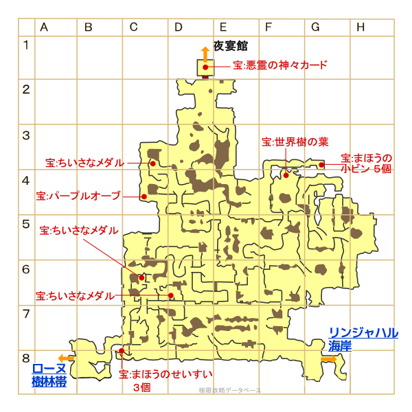 魔女の森マップ