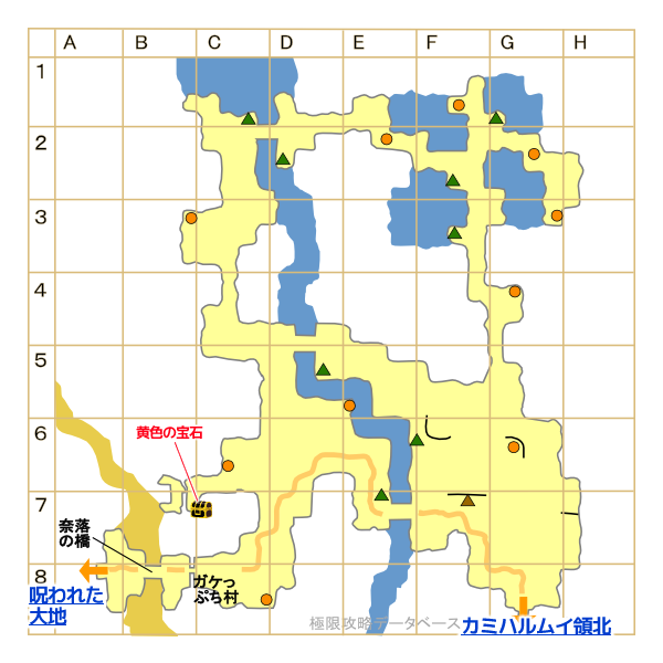 落陽の草原キラキラマップ