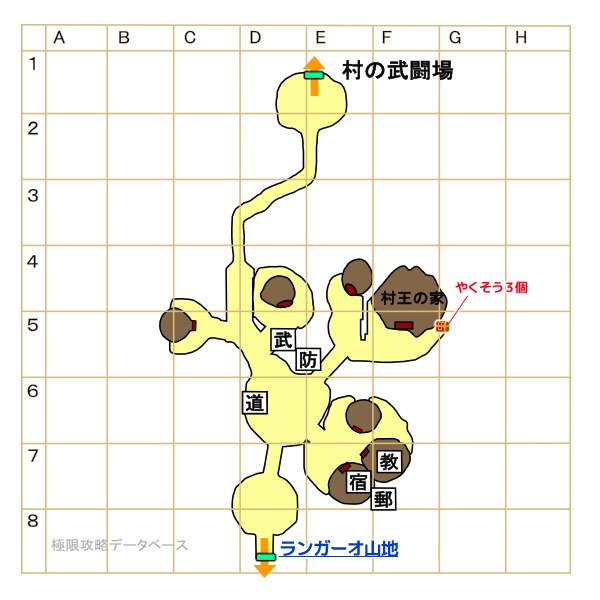 ランガーオ村マップ