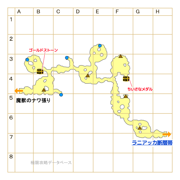 ラニ大洞穴キラキラマップ