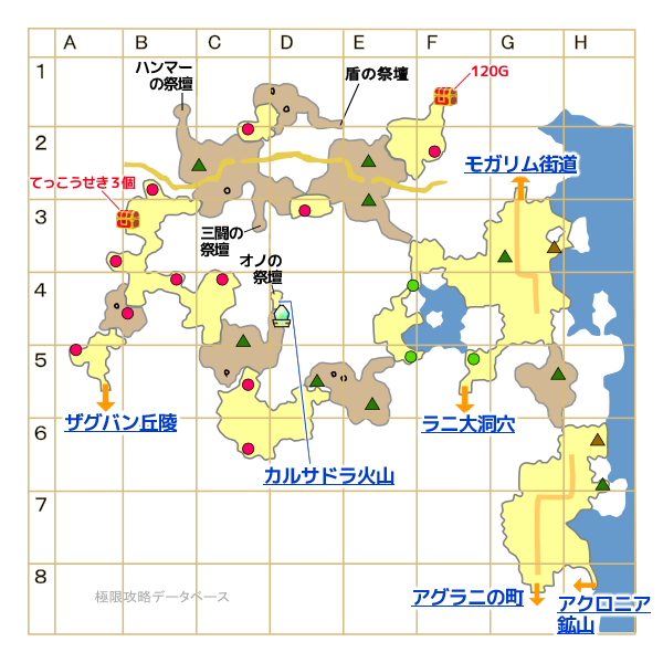 ラニアッカ断層帯キラキラマップ