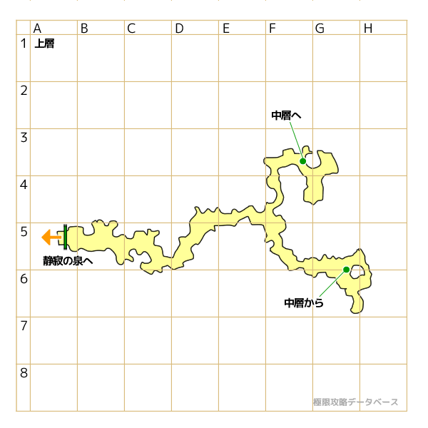 神獣の森上層マップ