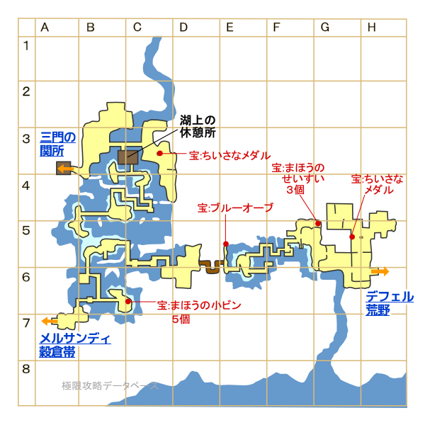 ワルド水源マップ