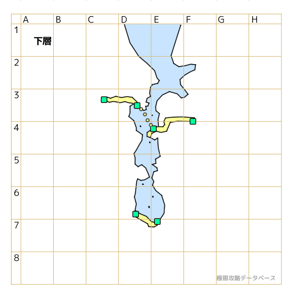 鬼岩城下層マップ
