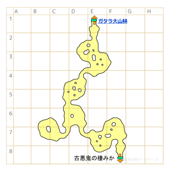 古グルグ地下道マップ
