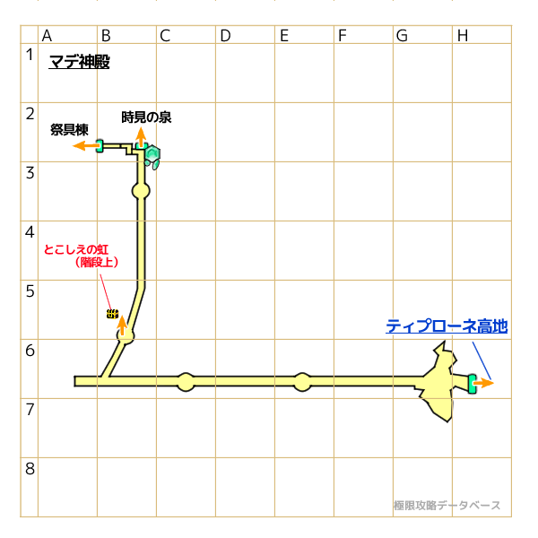 マデ神殿マップ