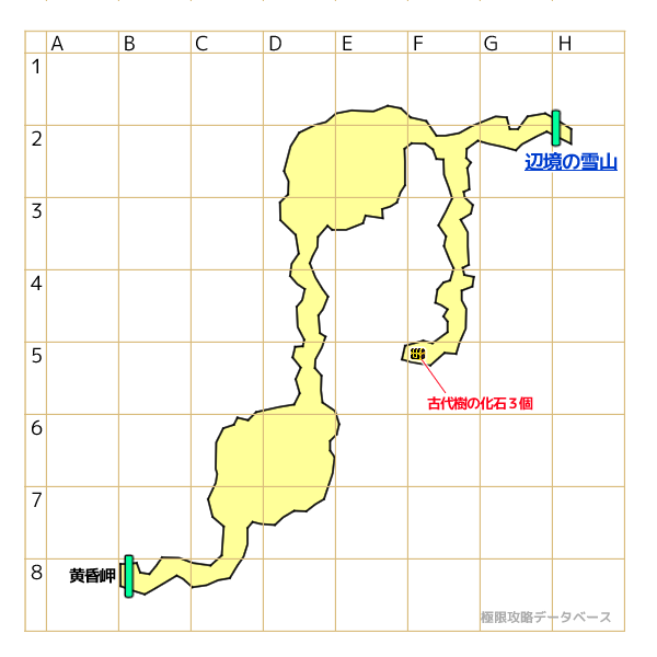 太古の氷穴マップ