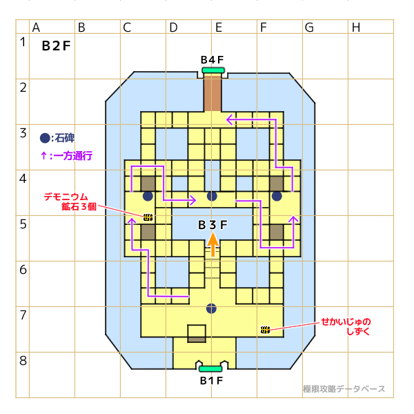 朽ちた霊廟キラキラマップ