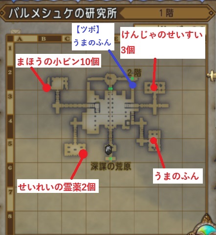 バルメシュケの研究所マップ1