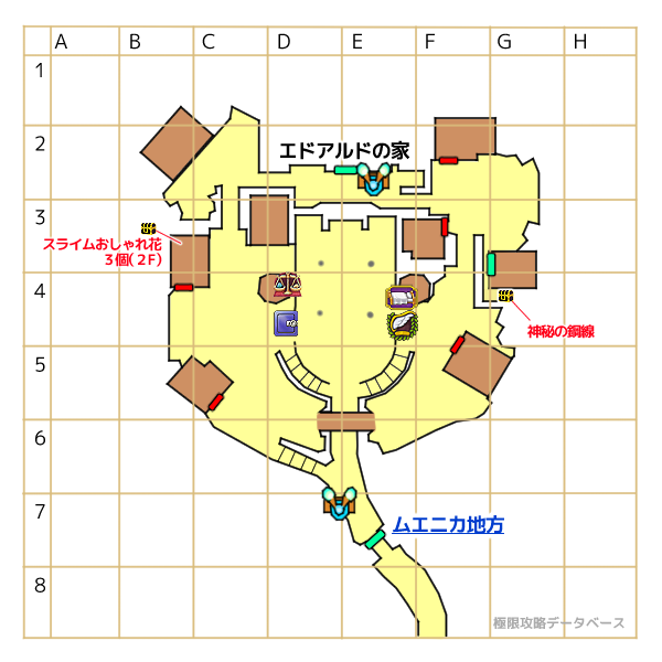 ムニエカの町キラキラマップ